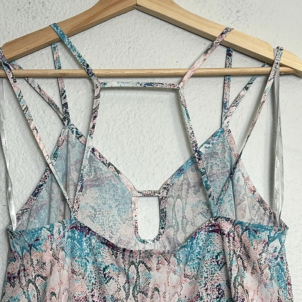 Lovers + Friends Strappy Python Print Silky Tank … - image 4